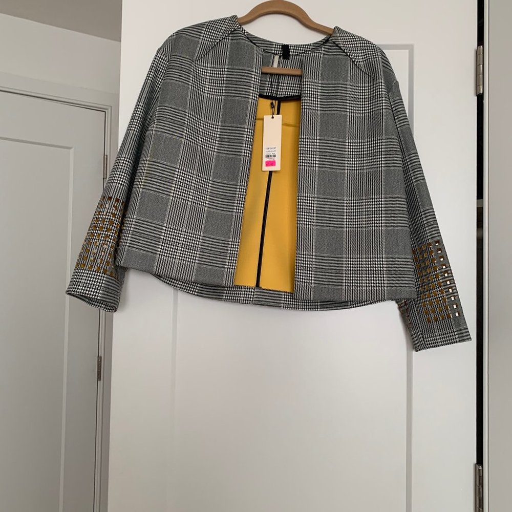 Top shop Checkered blazer